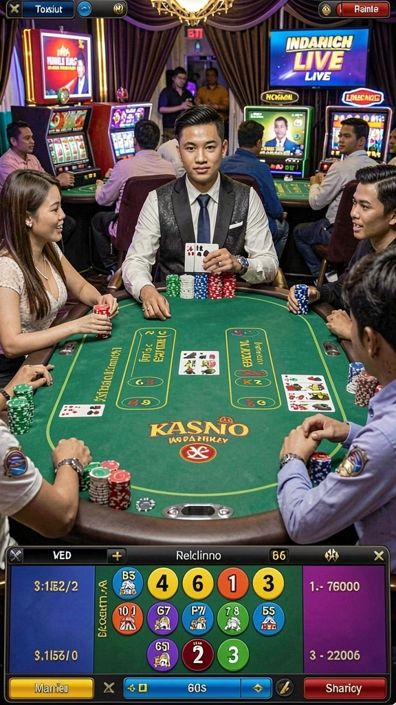 bokedomino - Tampilan antarmuka pengguna yang sederhana dan menarik.
