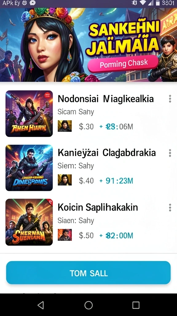 dam88 - Screenshot menunjukkan tampilan level yang penuh warna.