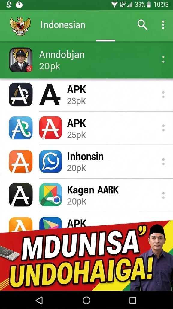 pp7 - Berbagai karakter yang bisa dipilih dalam PP7.